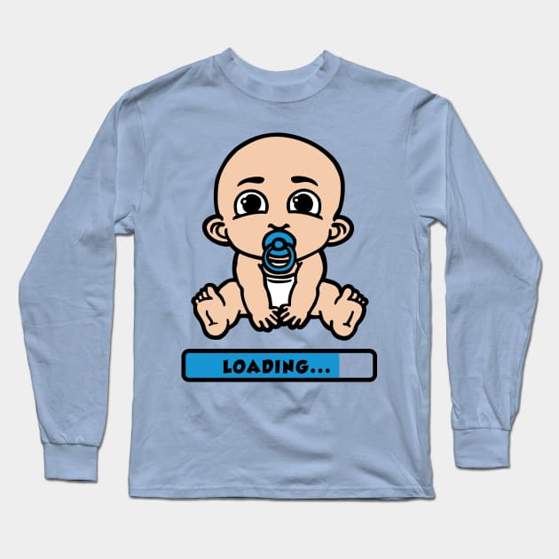 baby loading Long Sleeve T-Shirt by Huggy Mauve